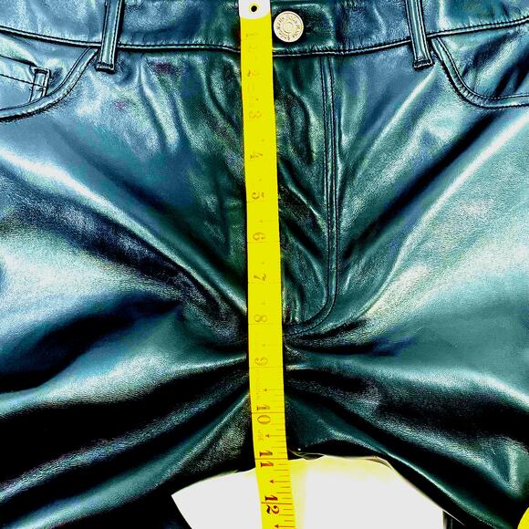 Joie Faux Leather Women’s Pants, EUC, Black, Sz. 12 - Picture 11 of 15